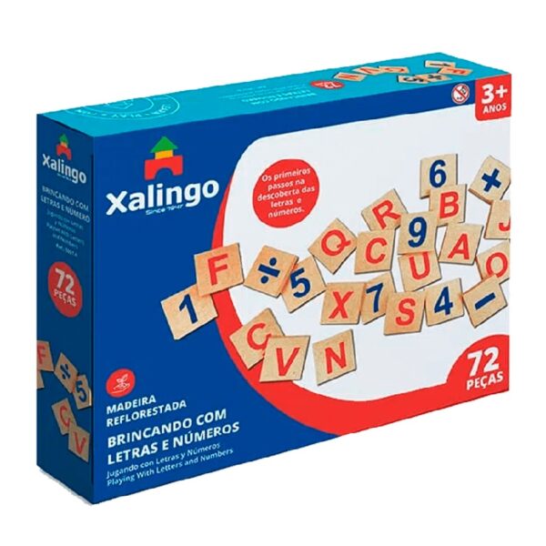 Brincando com Letras e Números Xalingo – JR Papelaria